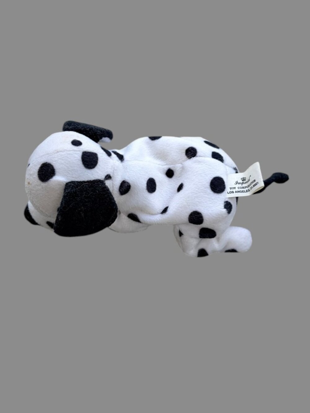Vintage Imperial Toy Plush Dalmatian Puppy Dog PVC Pellets Stuffed Animal Black - Picture 3 of 8
